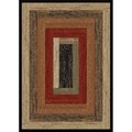 Mayberry Rug Mayberry Rug HS3783 8X10 7 ft. 10 in. x 9 ft. 10 in. Hearthside Rustic Panel Area Rug; Multi Color HS3783 8X10